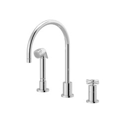Sully | Single-lever kitchen mixer, great spout, handshower | Kitchen taps | rvb