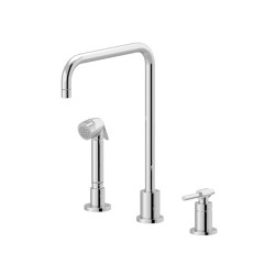 Dynamic | Single-lever kitchen mixer, great U spout, handshower | Kitchen products | rvb