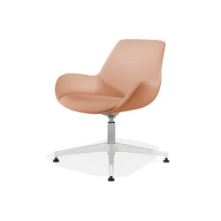 Lupino Sessel Aluminium-Fußkreuz | Chairs | Kusch+Co