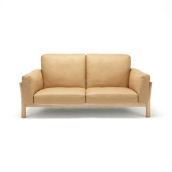 Castor Sofa 2 Seater Leather | Sofas | Karimoku New Standard