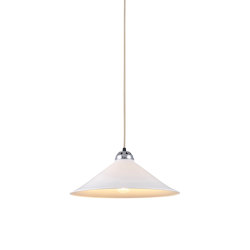 Cobb Large Plain Pendant Light, White | Suspended lights | Original BTC