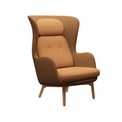 Ro™ | Lounge chair | JH2 | Solid oak base | Sillones | Fritz Hansen