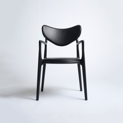 Salon Chair Beech / Black | Chairs | True North Designs