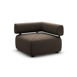 BRIXX Sofa Module Corner Right | Modular seating elements | DEDON