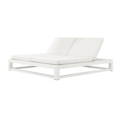 Solanox Double Chaise Lounge | Sun loungers | Tuuci