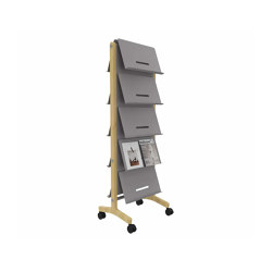 Round20 Single Brochure Holder | Shelving systems | Cascando