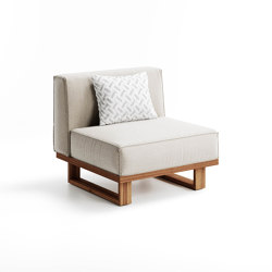 9.Zero Modular Sofa Central 1S | Modular seating elements | Atmosphera