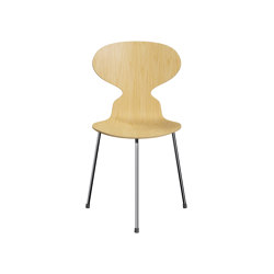 Ant™ | Chair | 3100 | Ash veneer | Chrome base | Chaises | Fritz Hansen
