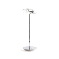 Royyo Desk Lamp, Chrome body, Chrome base plate | Table lights | Koncept