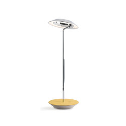 Royyo Desk Lamp, Chrome body, Honeydew Felt base plate | Table lights | Koncept