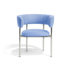 Font regular dining armchair | lavender blue