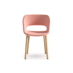 Kabira Fabric 4WL | Chairs | Arrmet srl