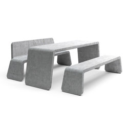 Kyoto table & bench | Tisch-Sitz-Kombinationen | Vestre