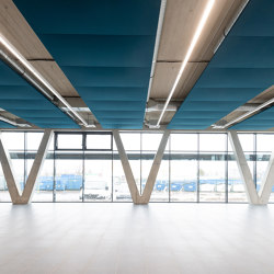 Stereo acoustic panels as partitions | Sound absorbing ceiling systems | Texaa®