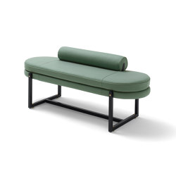 Sigmund Bench -  - Version with roll cushion | Bancos | ARFLEX