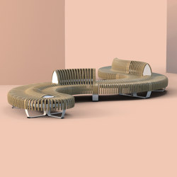 Nova C Double Bench | Modular seating elements | Green Furniture Concept
