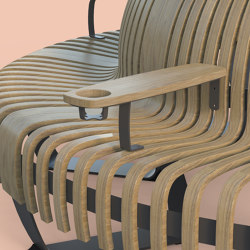 Nova C F&B Armrest | Benches | Green Furniture Concept