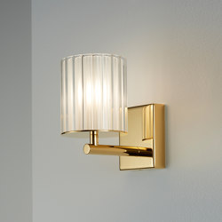 Flute Wall Light polished gold | Lampade parete | Tom Kirk Lighting