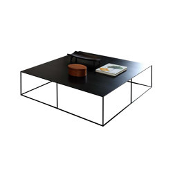 Slim Irony Low Tables | Tabletop square | ZEUS