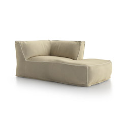 Soft Modular Sofa Dormeuse Left Version | Sun loungers | Atmosphera