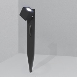 Cube | Dart black | Outdoor floor-mounted lights | Dexter