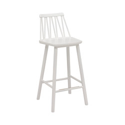 ZigZag barchair 63cm white | Bar stools | Hans K