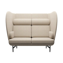 Plenum™ | Sofa | JH1002 | Textile | Black base | Sound absorbing furniture | Fritz Hansen
