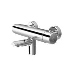 lino exposed wall-mounted faucet W35, with IR-sensor, with thermostat - battery | Wash basin taps | CONTI+
