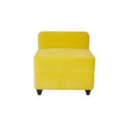 Angolo Pouf with backrest