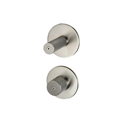 Sense 22 mm shower flush-mounted with thermostat and 2-way diverter, round