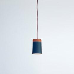 Rigatoni Blue (small) | Suspended lights | Hand & Eye Studio