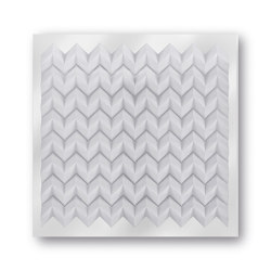 Foldart Paperfold - weiß - Acryl transparent | Wall decoration | Foldart