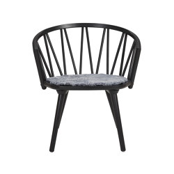 ZigZag lounge chair ash black | Poltrone | Hans K