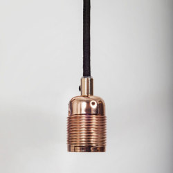 E27 pendant Copper / Black Cable | Suspended lights | Frama