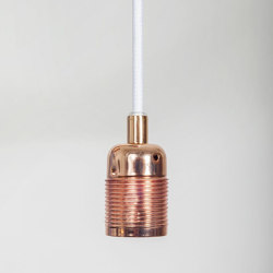 E27 pendant Copper / White Cable | Suspended lights | Frama