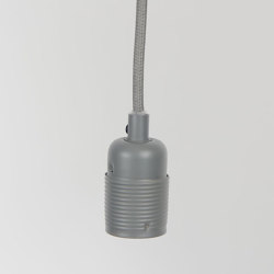 E27 pendant Grey / Grey Cable | Suspended lights | Frama
