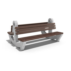 Concrete Bench - Anchor 9 | without armrests | ETE