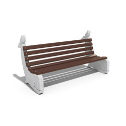Concrete Bench - Whale 155 | without armrests | ETE