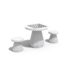 Concrete Play Table 188 | Stools | ETE