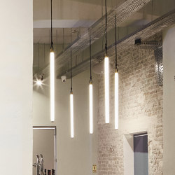 Light Object 017 - LED light, ceiling, natural brass finish | Lampade sospensione | Naama Hofman Light Objects