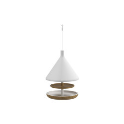 Deco Hanging Bird Feeder White | Vogelhäuschen | Gloster Furniture GmbH
