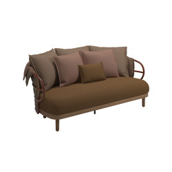 Dune Two-Seater Sofa Brick | Sofas | Gloster Furniture GmbH