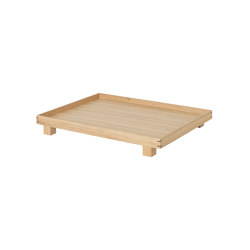 Bon wooden Tray large - Oak | Living room / Office accessories | ferm LIVING