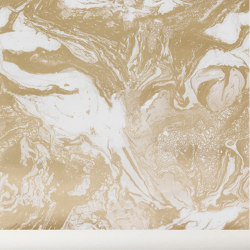 Marbling Wallpaper - Gold | Wall coverings / wallpapers | ferm LIVING