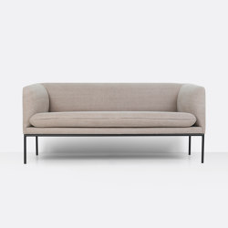 Turn 2-Seater Cotton Linen - Natural | Sofas | ferm LIVING