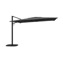 Halo Large Square Cantilever Parasol Meteor | Parasols | Gloster Furniture GmbH