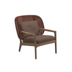 Kay Low Back Lounge Chair Copper | Sessel | Gloster Furniture GmbH