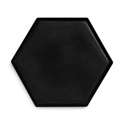 Floral Flat Black Matte | Ceramic tiles | Mambo Unlimited Ideas