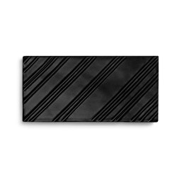 Stripes Black Matte | Piastrelle ceramica | Mambo Unlimited Ideas