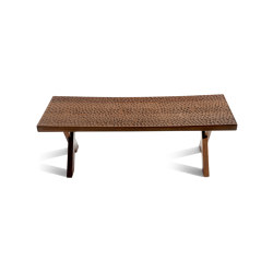Touch Bench with wood legs | Panche | Zanat
